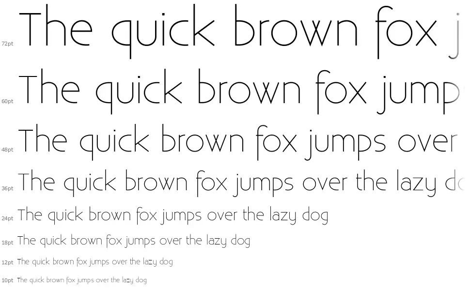 Existence Lightfont waterfall