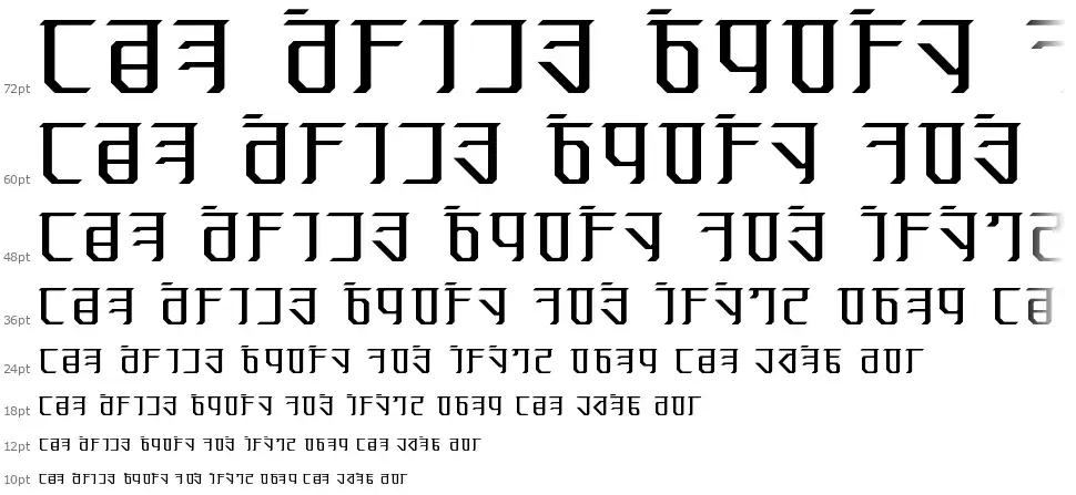 Exodite Distressedfont waterfall