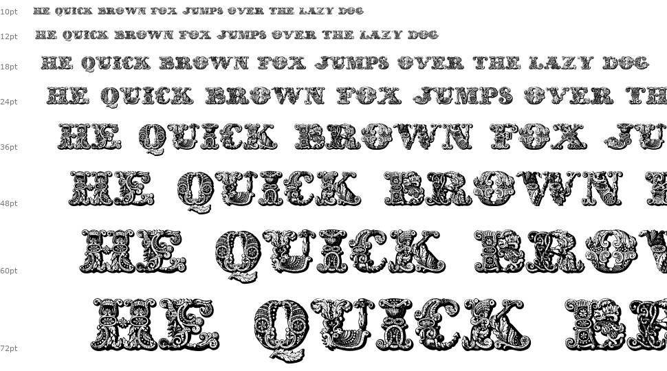 Exotica font Waterfall