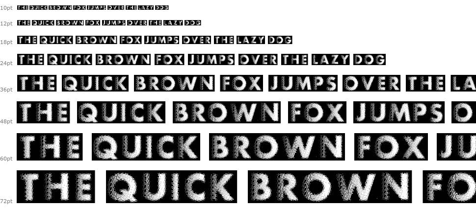 Experimento font Waterfall
