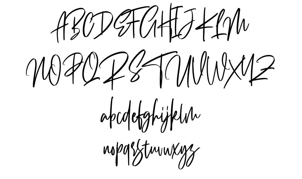 Exposedly font specimens