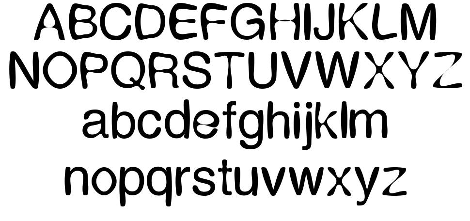 Expression font specimens