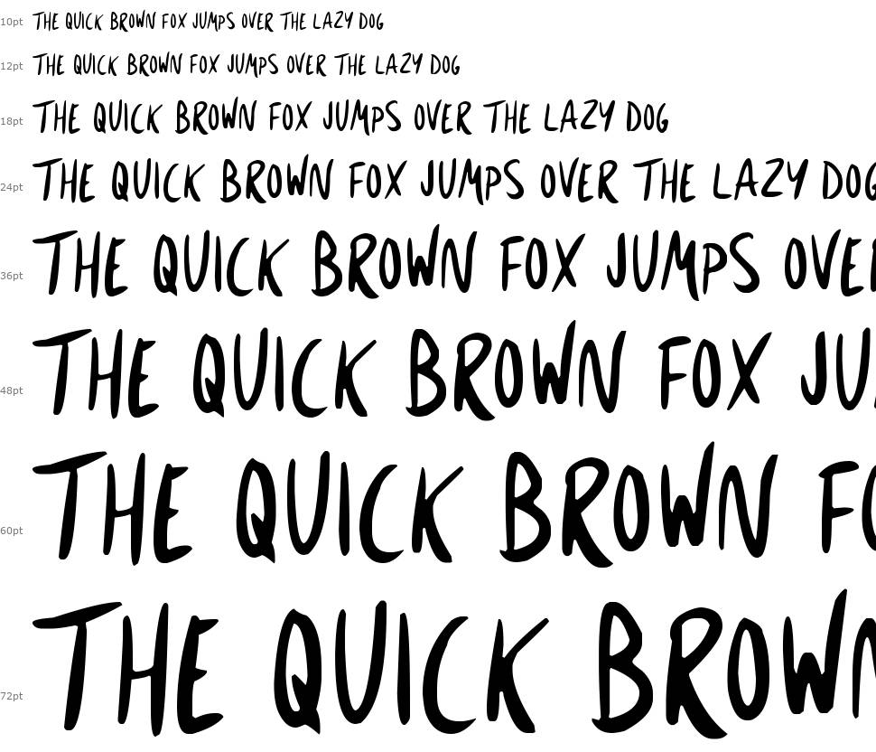 Expressive Inks font Waterfall
