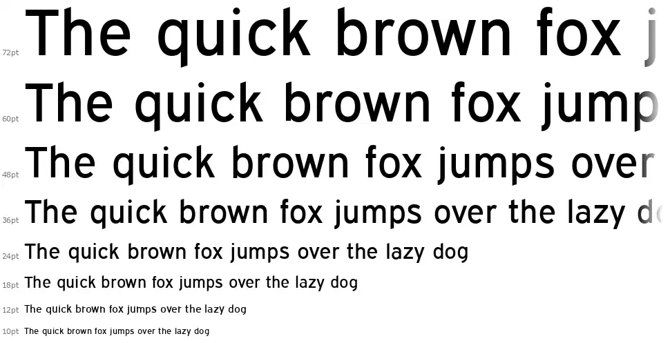 ExpresswayRg-Regularfont waterfall