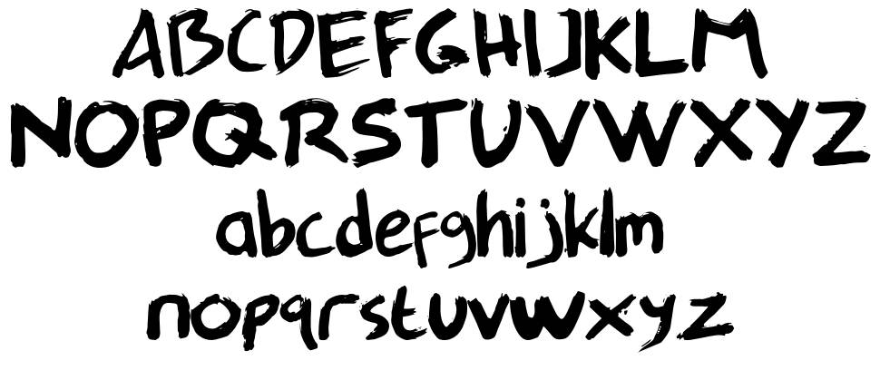 Expro Type font specimens