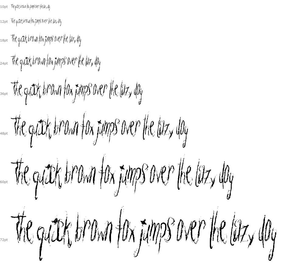 Extra Reaper font Waterfall
