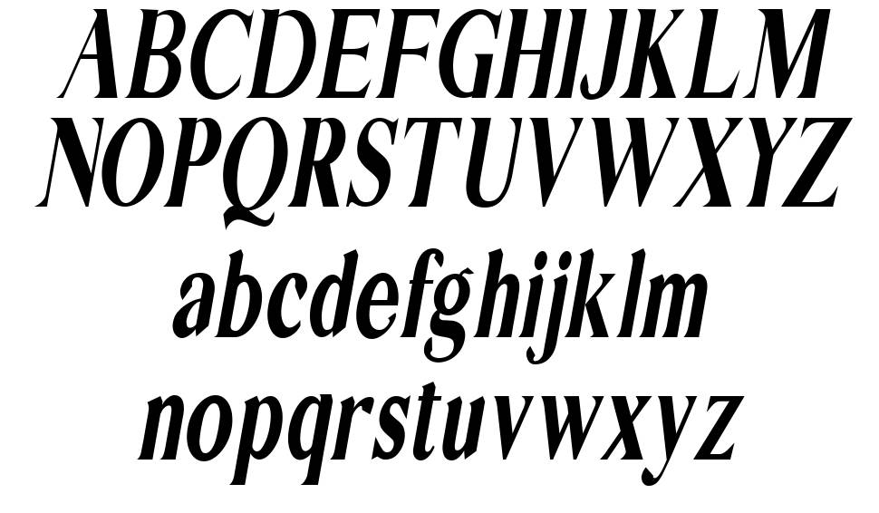 Extra Serif 字形