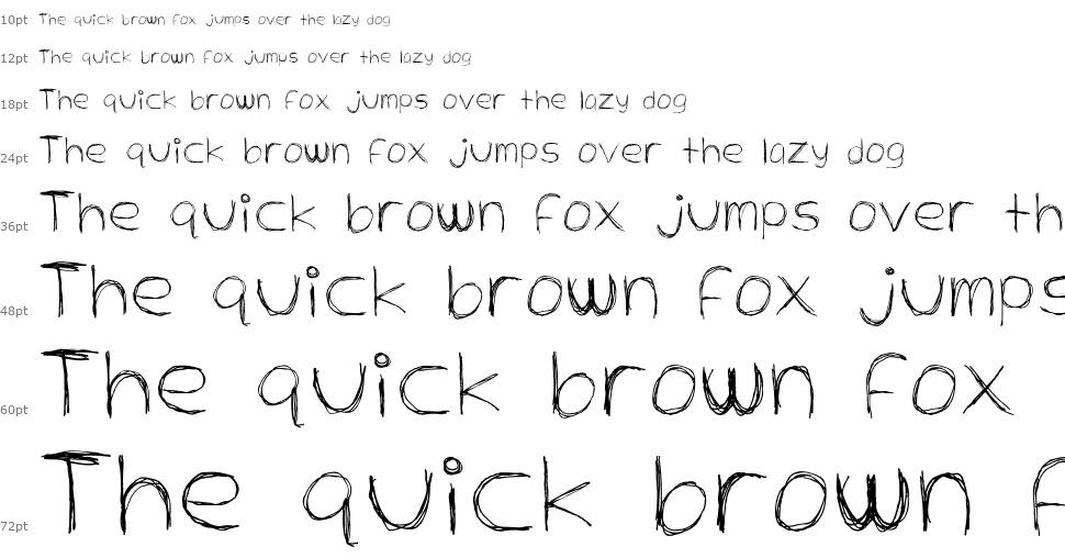 Extrafine font Waterfall