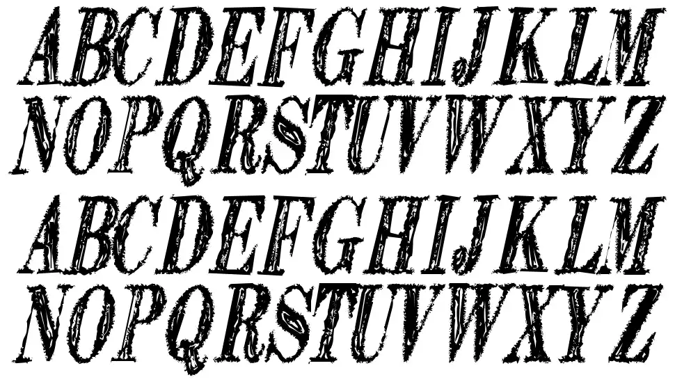 Extranger Sol TFBfont specimens