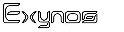 Exynos шрифт