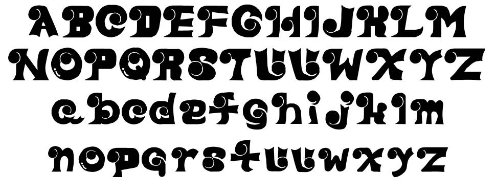 Eye Font font specimens