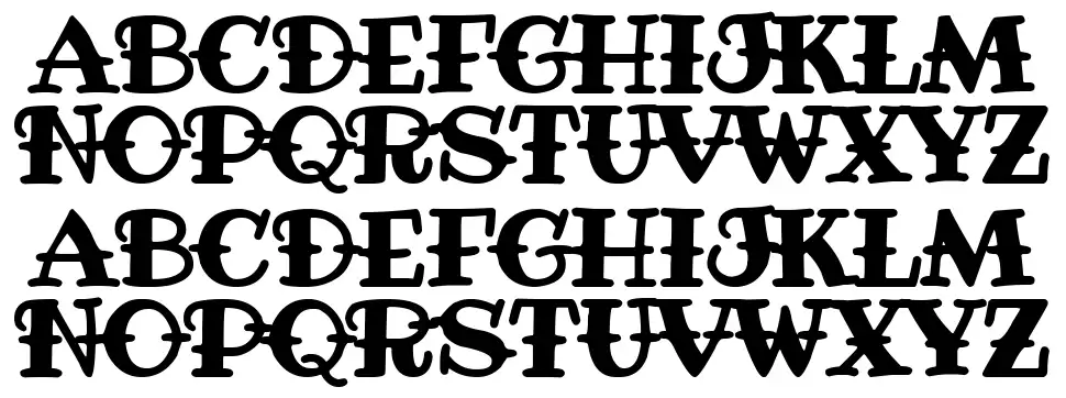 F.T.W. since 1974font specimens