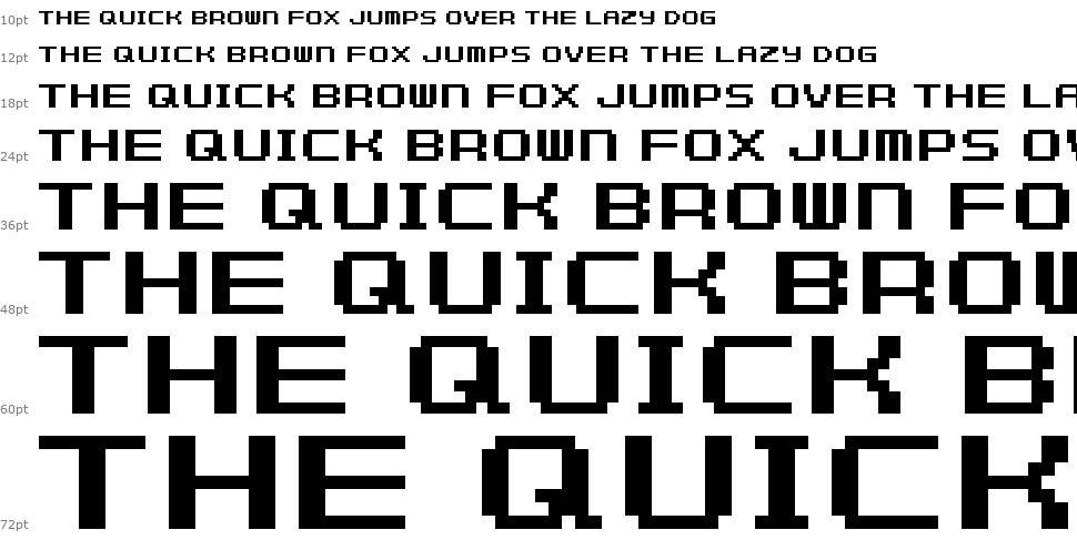 F-Zero GBA Text 1 font Waterfall