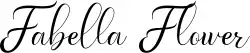 Fabella Flower font