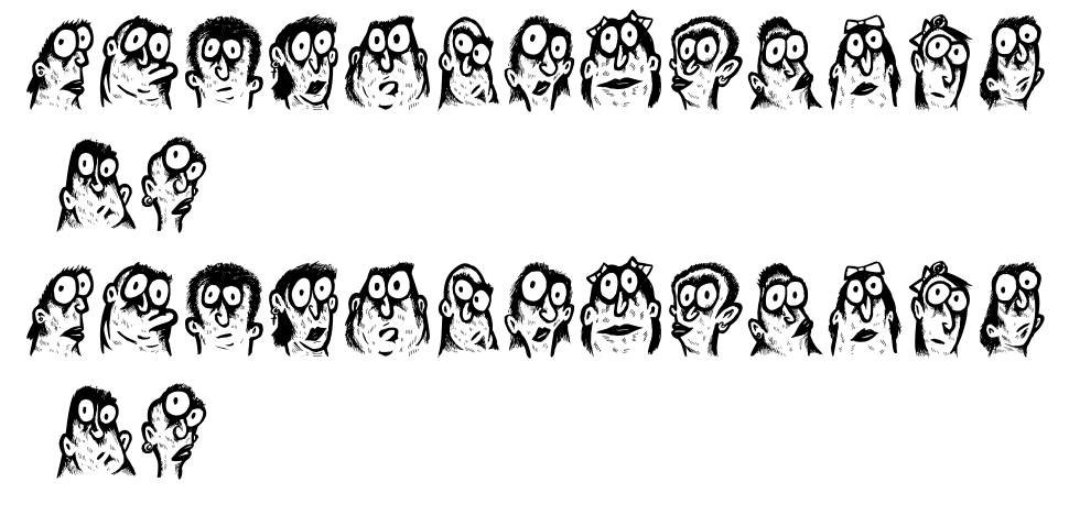 Faces schriftart vorschau