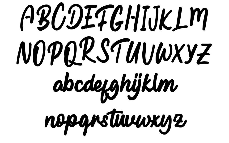 Facibian font Örnekler