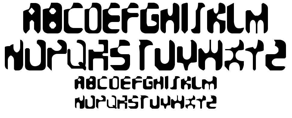 Faeronic font specimens