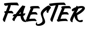 Faester schriftart