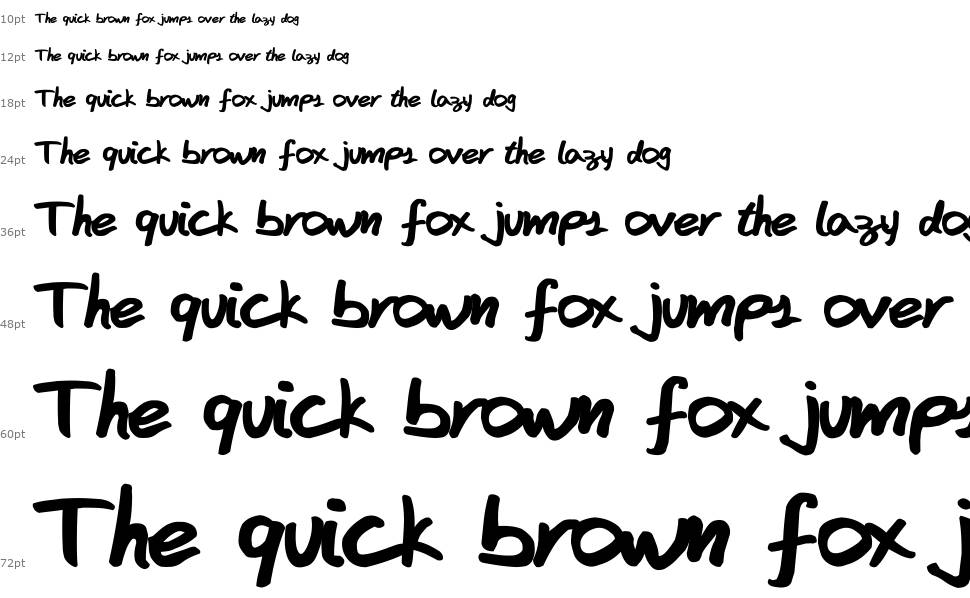 Fafers Handwriting шрифт Водопад