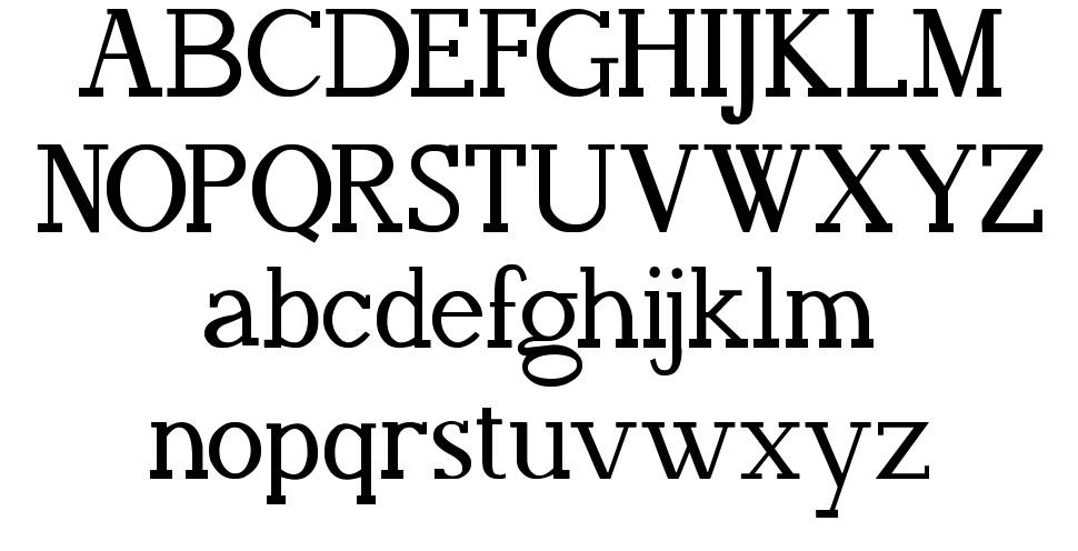 Fafers Irregular Serif font specimens