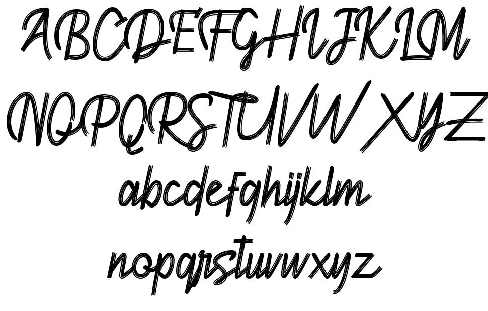 Fagguard font specimens