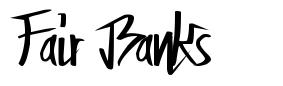 Fair Banks шрифт