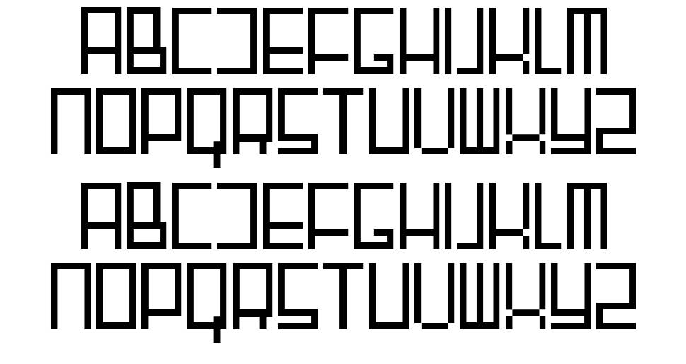 Fair N Square font specimens