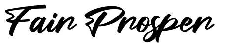 Fair Prosper шрифт