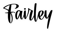 Fairley шрифт