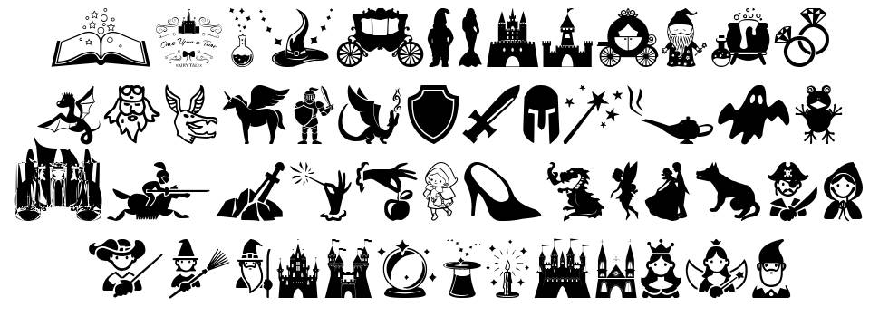 Fairy Tales font Örnekler
