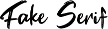 Fake Serif