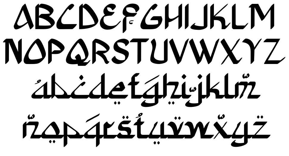 Fakodi font Örnekler