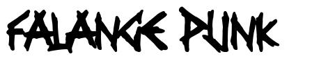 Falange Punk шрифт