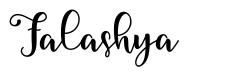 Falashya フォント