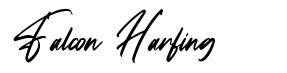 Falcon Harfing font