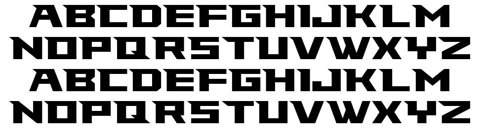 Falcons Font 字形 标本