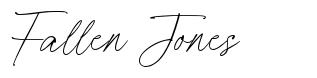 Fallen Jones шрифт