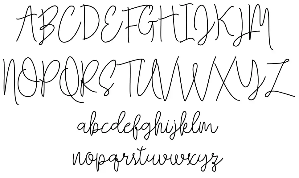 Falling Slowly Font By QueenType FontRiver