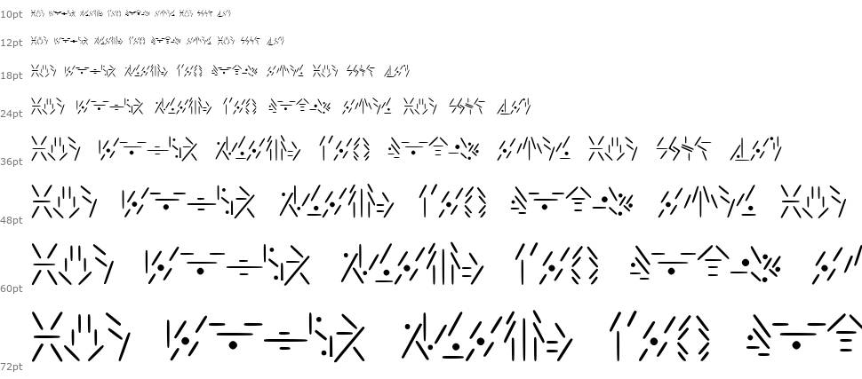 Fallkhar Runes písmo Vodopád