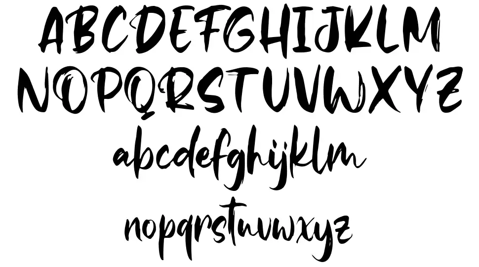Famous Brushfont specimens