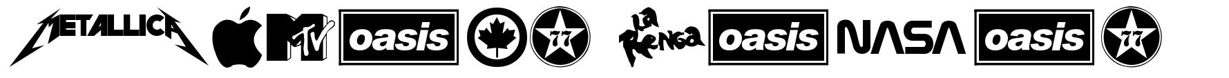 Famous Logos 字形