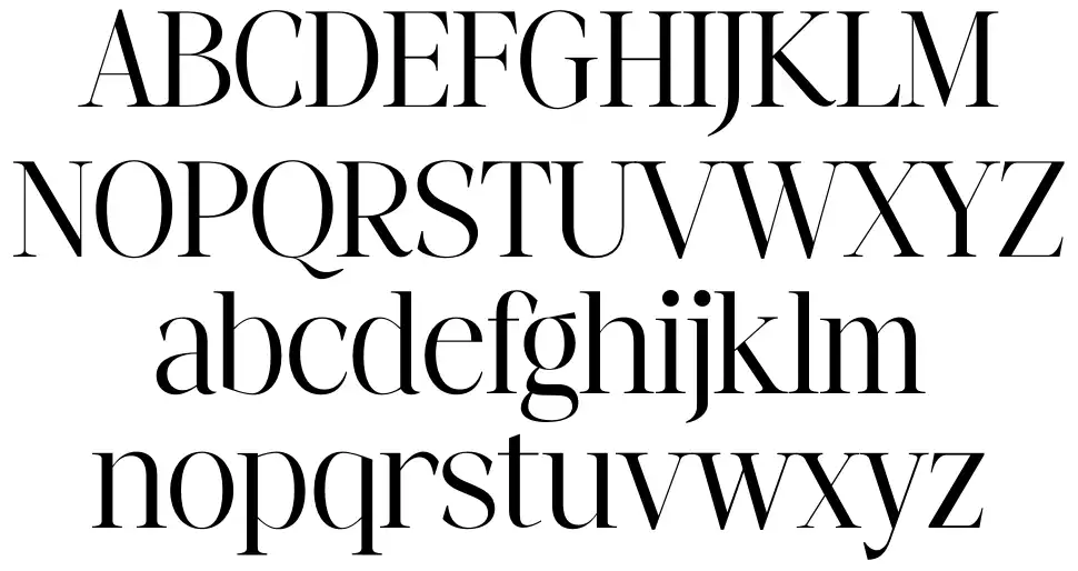 Fangirafont specimens