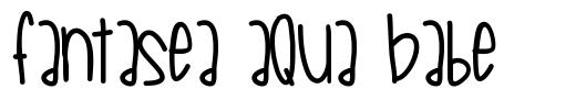 Fantasea Aqua Babe шрифт