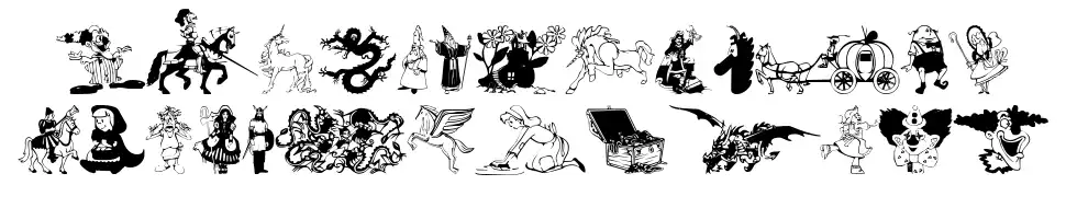 Fantasy CSPfont specimens