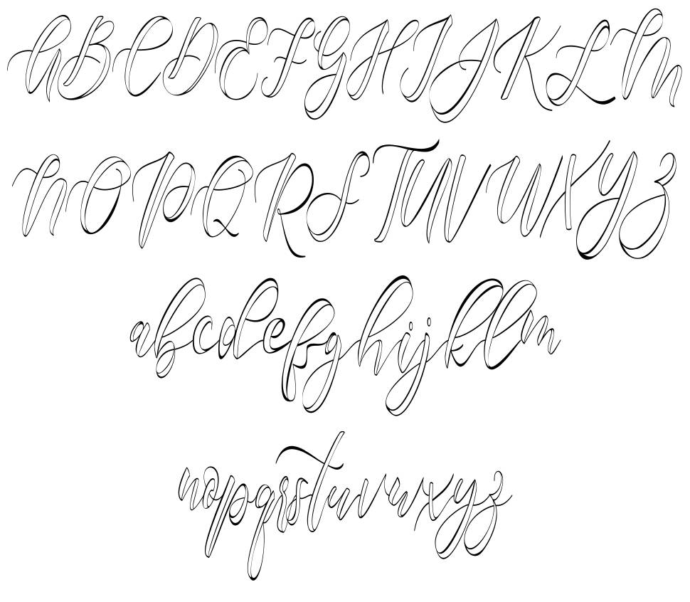 Fantasy Hollow font by aldedesign - FontRiver