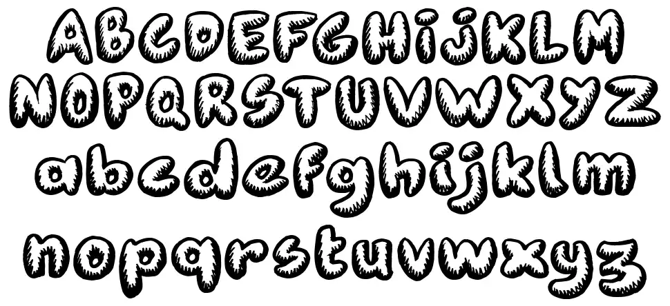Fanzine Titlefont specimens