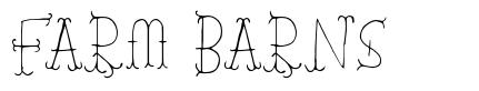 Farm Barns шрифт