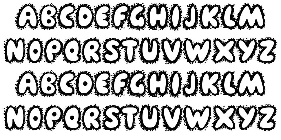 Farty Breath font specimens