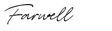 Farwell font
