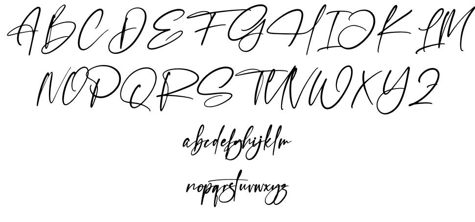 Fasifik Capture font specimens